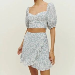 Reformation Sinead Floral Two-Piece Set